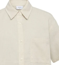 Skjorte - Vap - Viskose/Hør - Sand|Grunt New