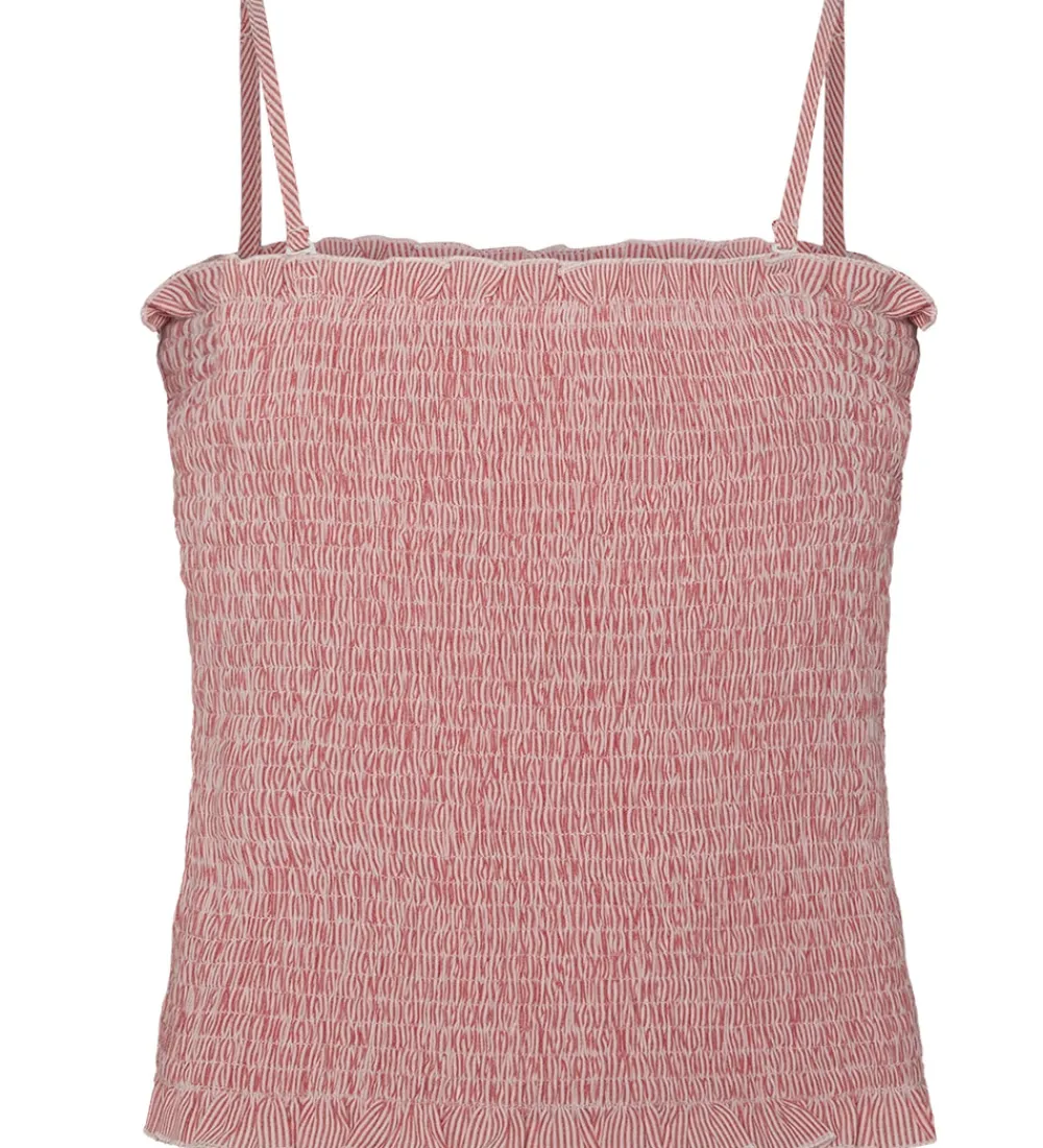 Top - GrBibi Pin - Rød/Hvid|Grunt Discount