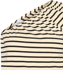 Top - GrLou - Off White/Sort|Grunt New