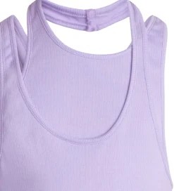 Top - Lyng Rib Top - Light Purple|Grunt Clearance