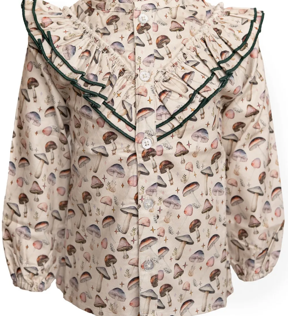 Skjorte - Mushroom - Rainy|Hanevild Outlet