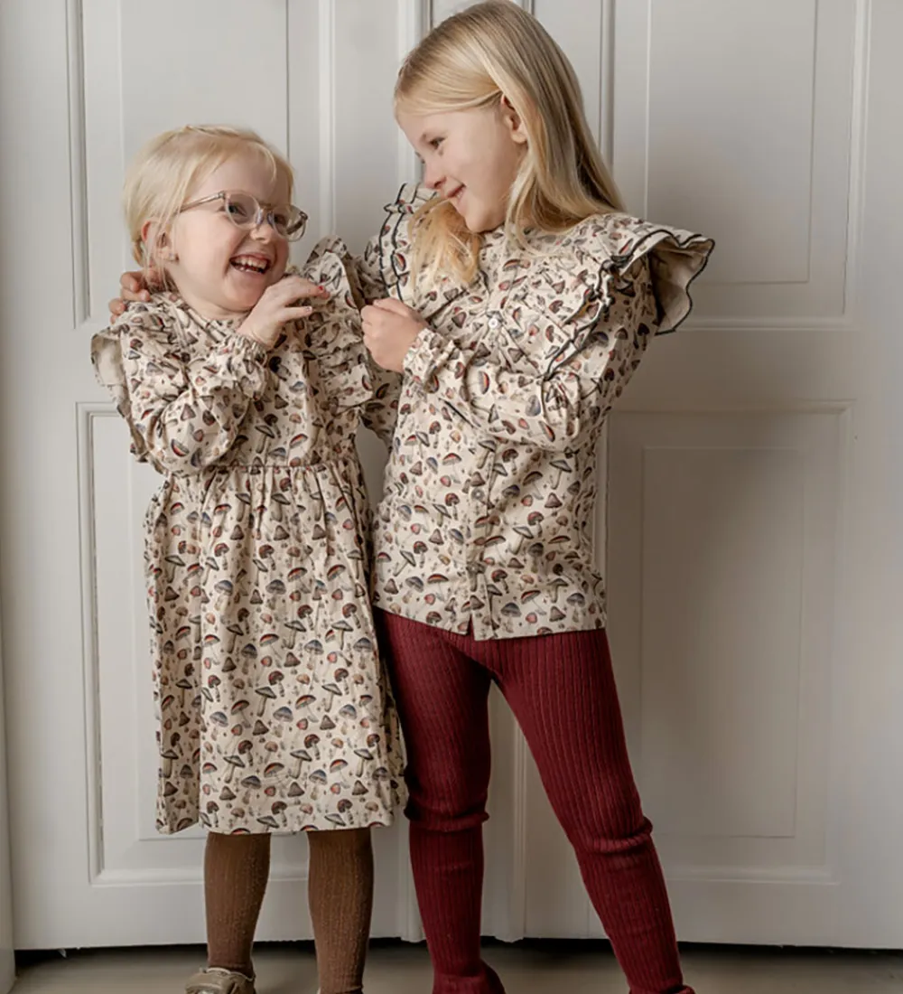 Skjorte - Mushroom - Rainy|Hanevild Outlet