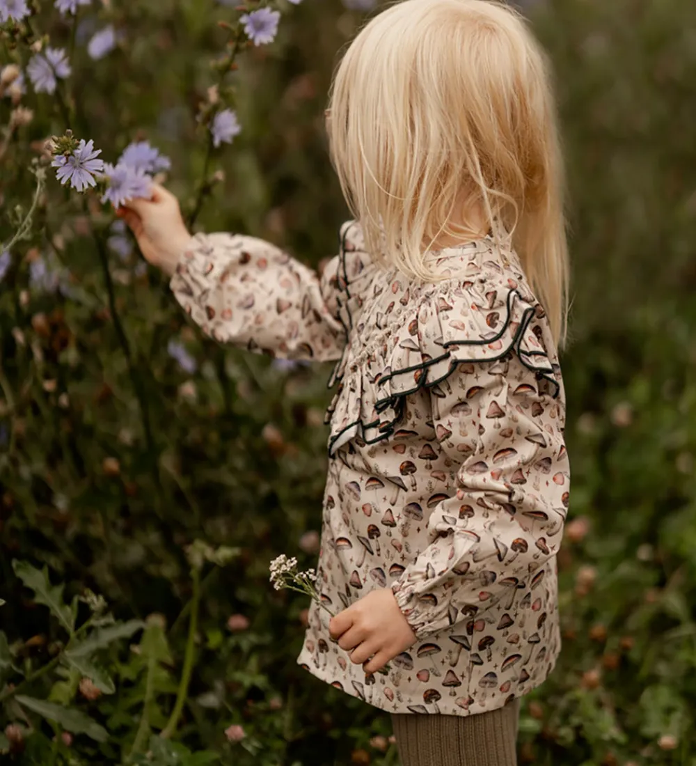 Skjorte - Mushroom - Rainy|Hanevild Outlet