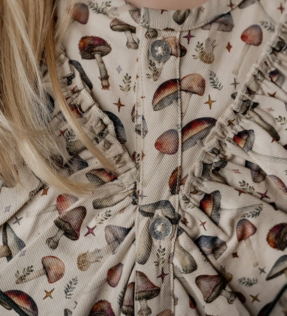 Skjorte - Mushroom - Rainy|Hanevild Outlet