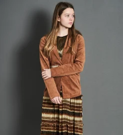 Blazer - Fløjl - Light Brown|Hound New