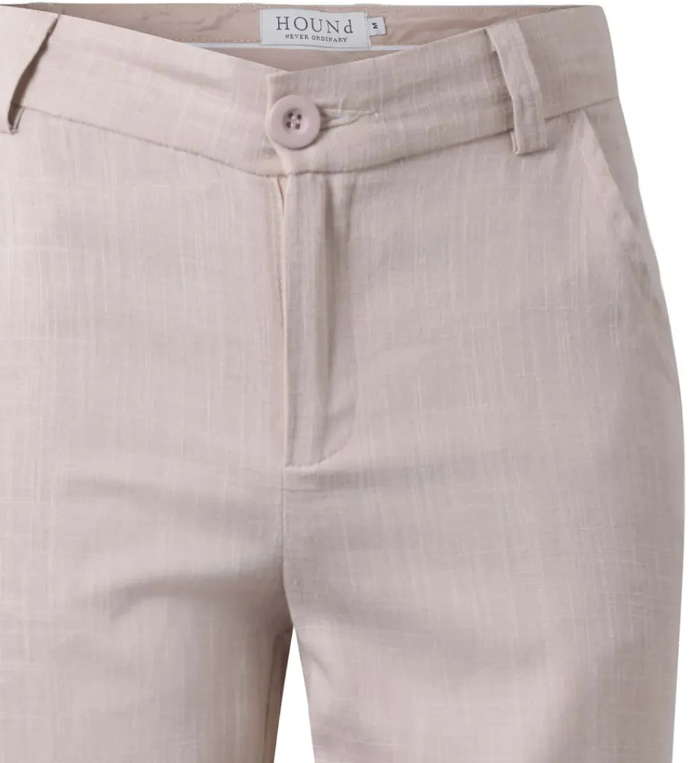 Bukser - Hør - Beige|Hound Clearance