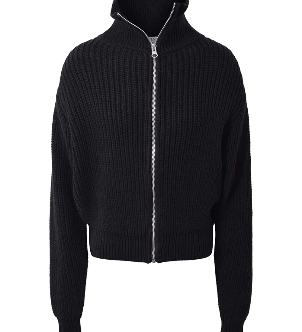 Cardigan - Strik - Sort|Hound Discount