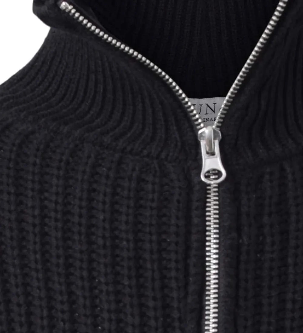 Cardigan - Strik - Sort|Hound Discount