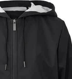 Regnjakke - PU - Sort|Hound Discount