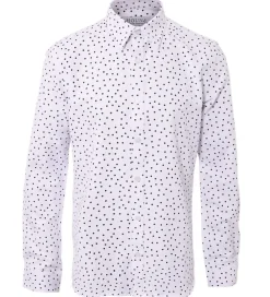 Skjorte - Hvid m. Prikker|Hound Best
