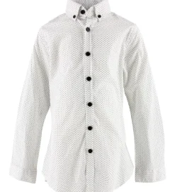 Skjorte - Hvid m. Prikker|Hound Online
