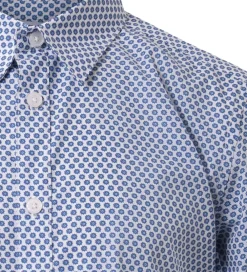 Skjorte - Hvid/Blå m. Sole|Hound Clearance