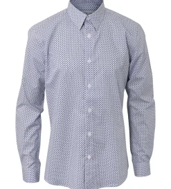 Skjorte - Hvid/Mørkeblå|Hound Discount