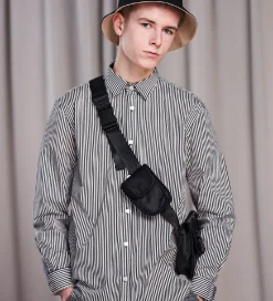 Skjorte - Sort/Hvidstribet|Hound