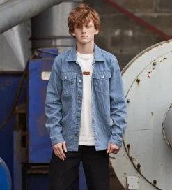 Skjorte - Striped Overshirt - Off White/Light Blue|Hound Online