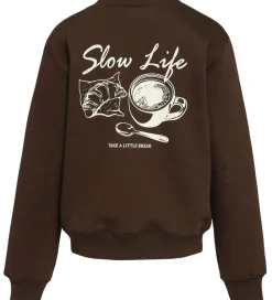 Sweatshirt - HdSofia - Dark Brown|Hound Discount