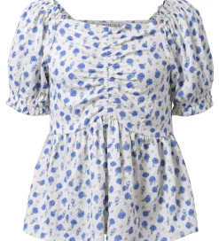 Top - Flower - Light Blue|Hound Sale