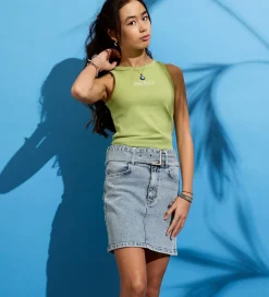 Top - Rib - Pear m. Print|Hound Online