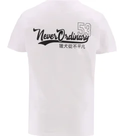 T-shirt - Hvid m. Print|Hound