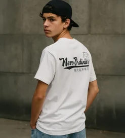 T-shirt - Hvid m. Print|Hound