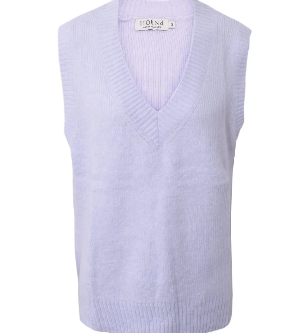 Vest - Strik - Lavendel|Hound Best