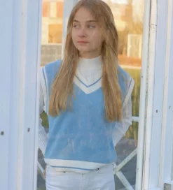 Vest - Tennis Vest - Strik - Light Blue|Hound Sale