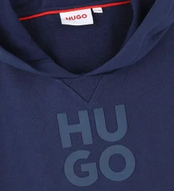 Hættetrøje - Medieval Blue|HUGO Outlet