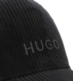 Kasket - Fløjl - Sort|HUGO Clearance