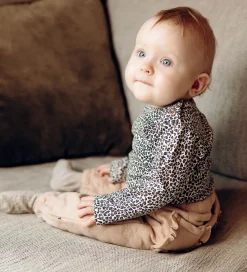 Body l/æ - HCBri - Wheat Melange m. Leopardprint|Hust and Claire Sale