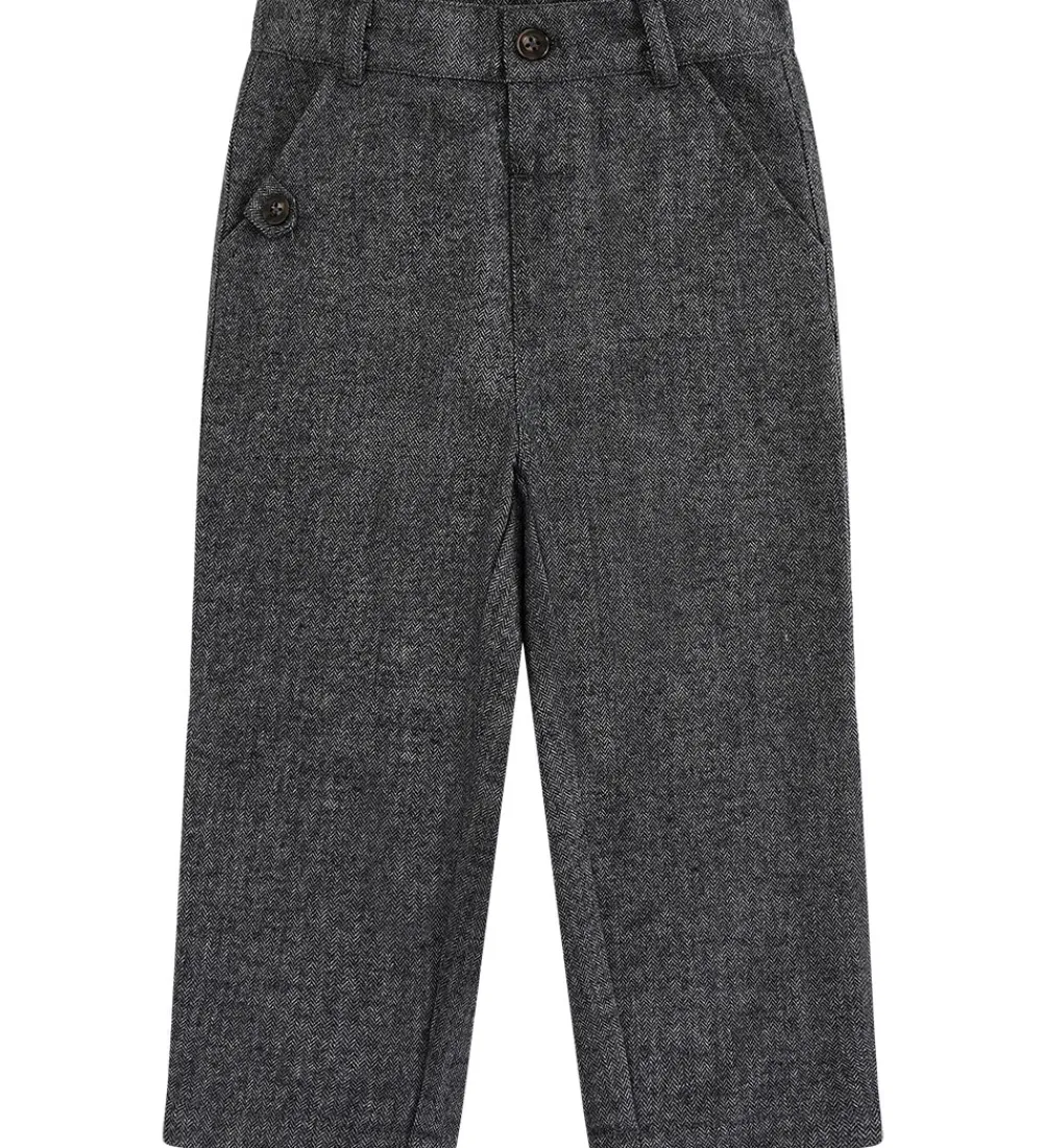Bukser - HCTage - Herringbone - Grey Blend|Hust and Claire Clearance