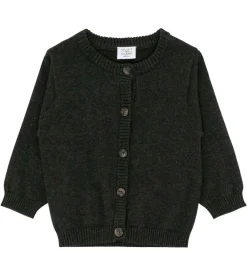 Cardigan - Clyde - Strik - Koksgrå Melange|Hust and Claire Hot
