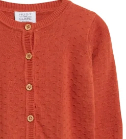 Cardigan - Strik - Cammi - Orange|Hust and Claire Hot