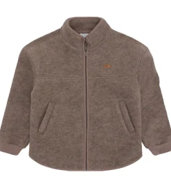 Fleecejakke - Emi - Uld - Deer Melange|Hust and Claire Clearance