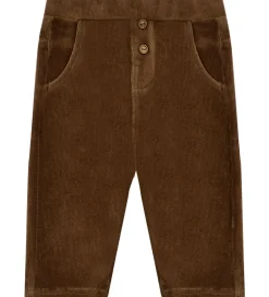 Fløjlsbukser - HCGordon Ottoman - Brown stone|Hust and Claire New