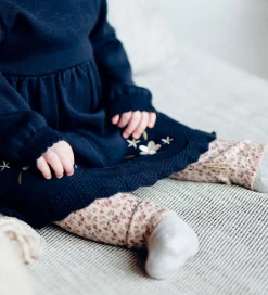 Leggings - HCLaerke - Rugby Tan m. Blomster|Hust and Claire Online