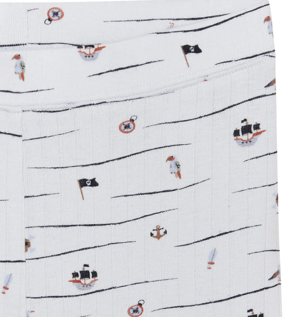 Leggings - Bambus - HCLudo - Water m. Print|Hust and Claire Outlet