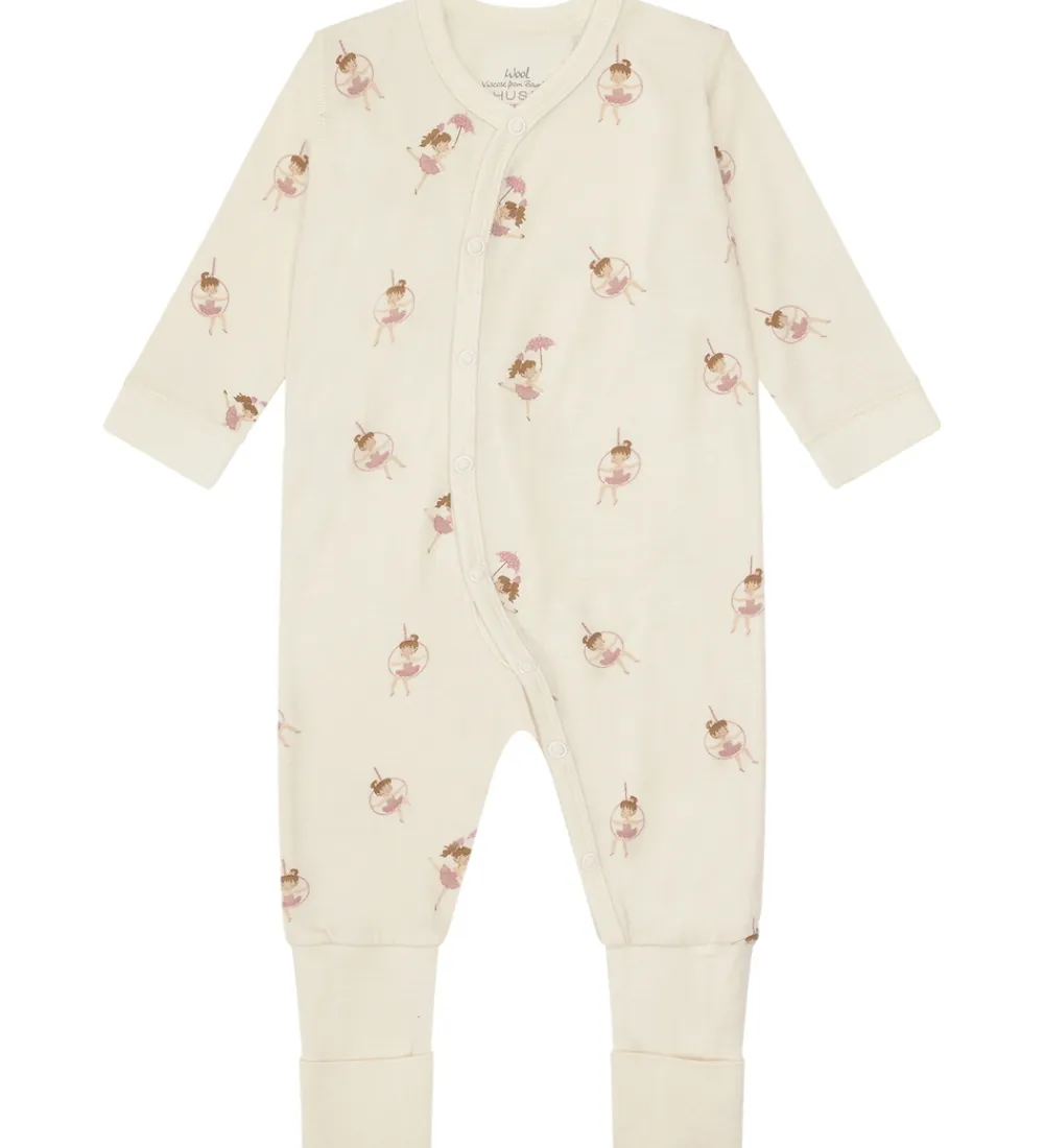 Natdragt - Uld/Bambus Viskose - Manu - Off White|Hust and Claire Hot