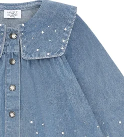 Skjorte - HCKaroline - Blue Denim m. Similisten|Hust and Claire Clearance