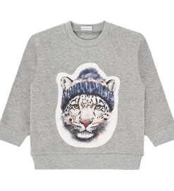 Sweatshirt - HCSejer - Tile Grey Melange m. Tige|Hust and Claire Best