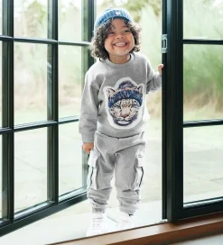 Sweatshirt - HCSejer - Tile Grey Melange m. Tige|Hust and Claire Best