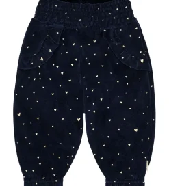 Velourbukser - HCTrine - More Navy m. Guld|Hust and Claire Clearance