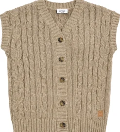 Vest - HCPrinco - Strik - Biscuit|Hust and Claire Clearance