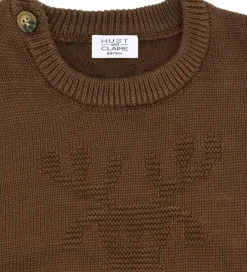 Vest - Strik - HCPerry Moose - Brown stone|Hust and Claire Discount