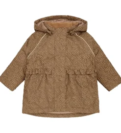 Vinterjakke - HCObia - Wood Smoke m. Leopard|Hust and Claire Best