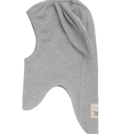 Elefanthue - 1-lags - Medium Grey Melange m. Ører|Huttelihut