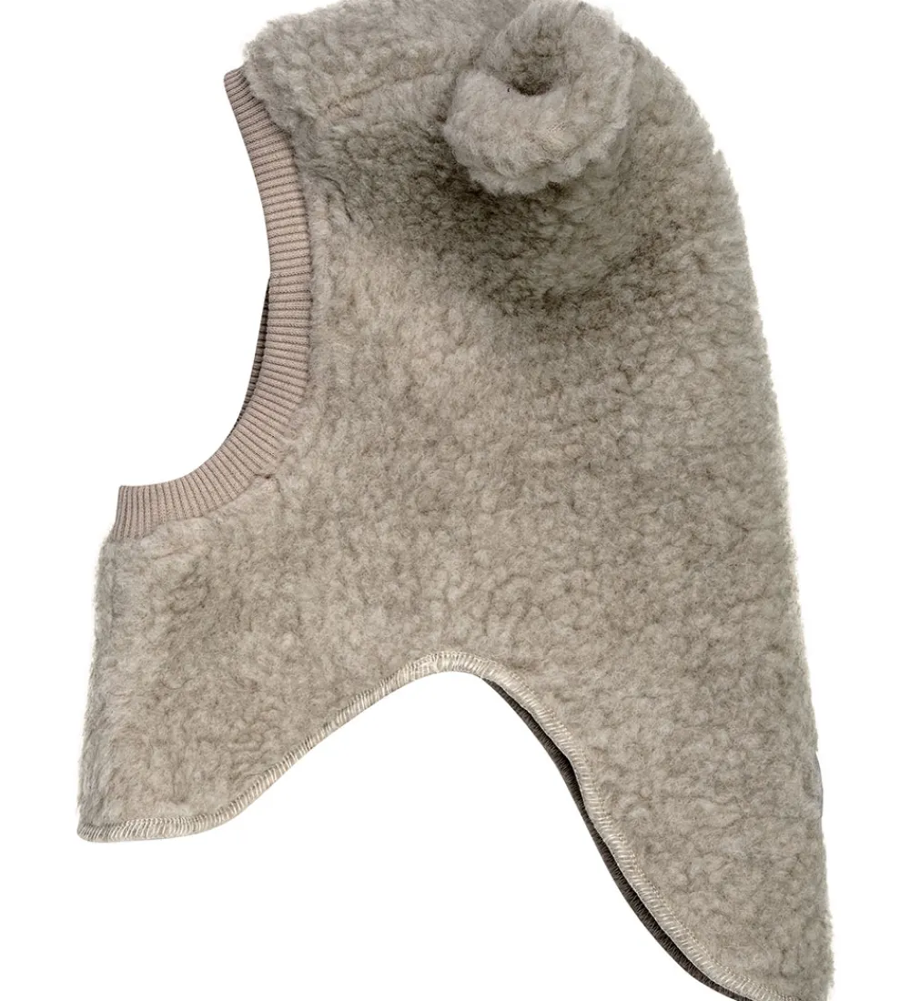 Elefanthue - Uld - Teddy - 2-lags - Camel Melange|Huttelihut Sale