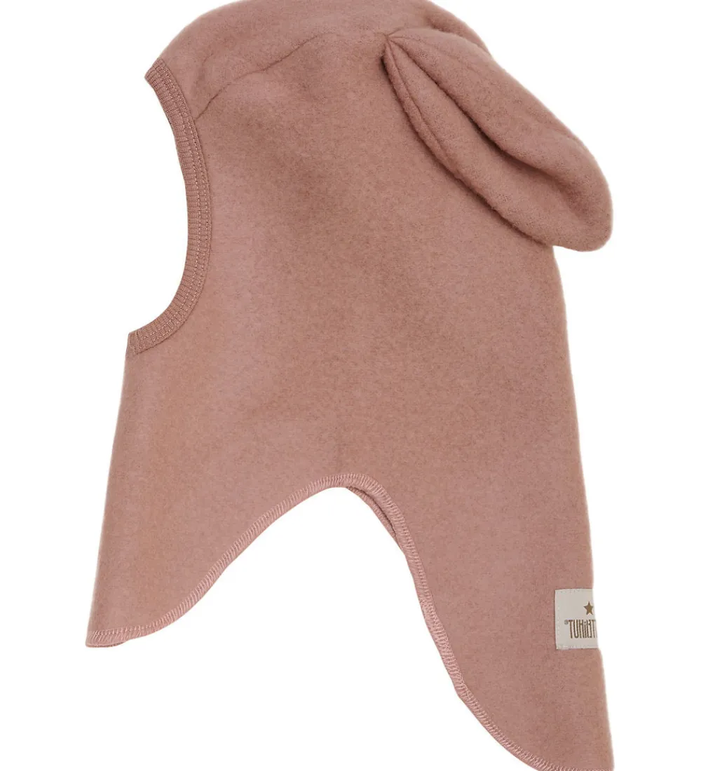 Elefanthue - Uldfleece - 1-lags - Burlwood m. Ører|Huttelihut Discount