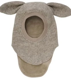 Elefanthue - Uld - 2-lags - Camel Melange m. Ører|Huttelihut Sale