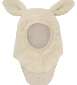 Elefanthue - Uld - Teddy - 2-lags - Cement m. Ører|Huttelihut Hot