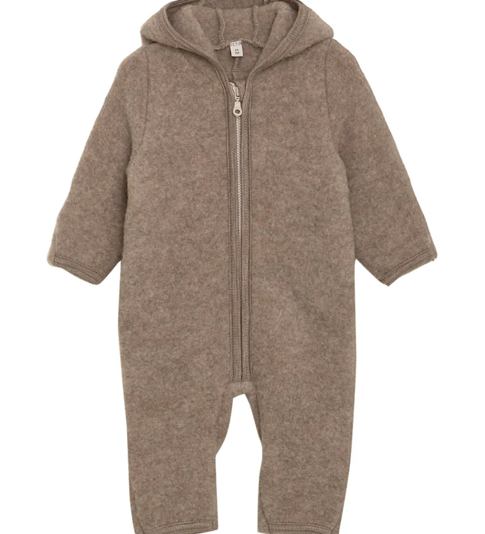 Køredragt - Uldfleece - Savannah Melange m. Ører|Huttelihut Discount